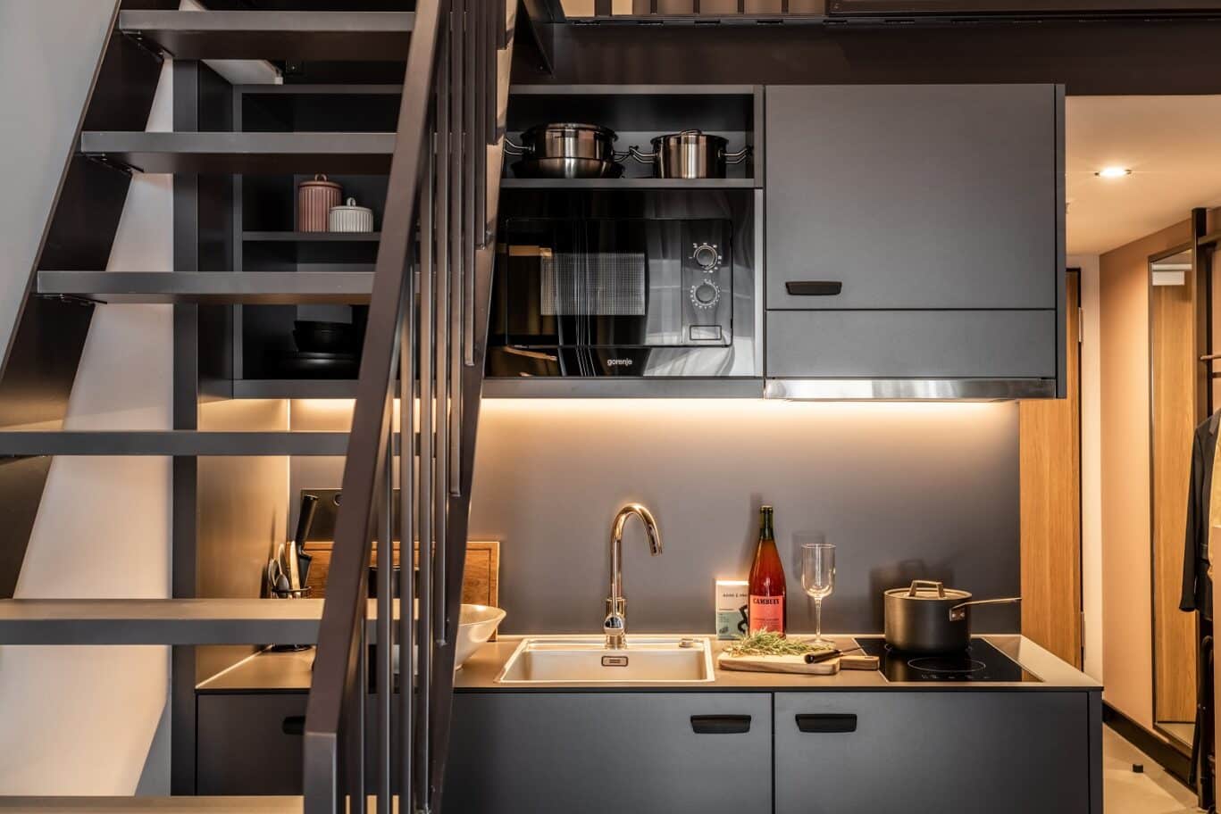 Kitchen And Staircase