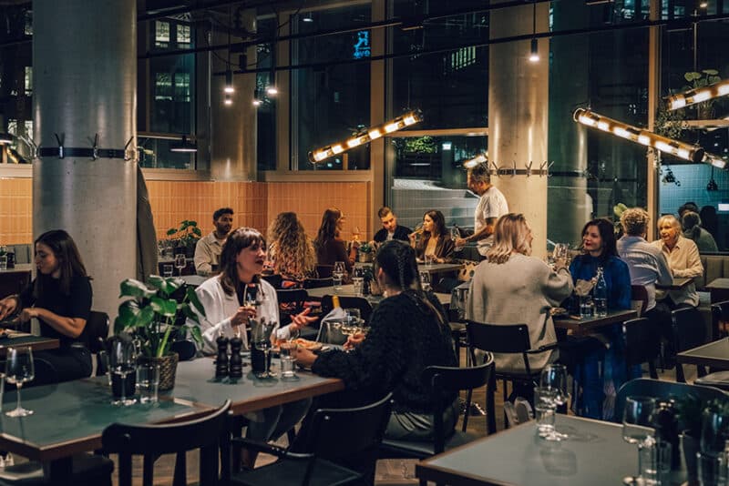 Fotoansicht des Restaurant-Bereich von The Italian Canteen